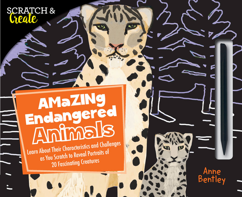 Scratch & Create: Amazing Endangered Animals