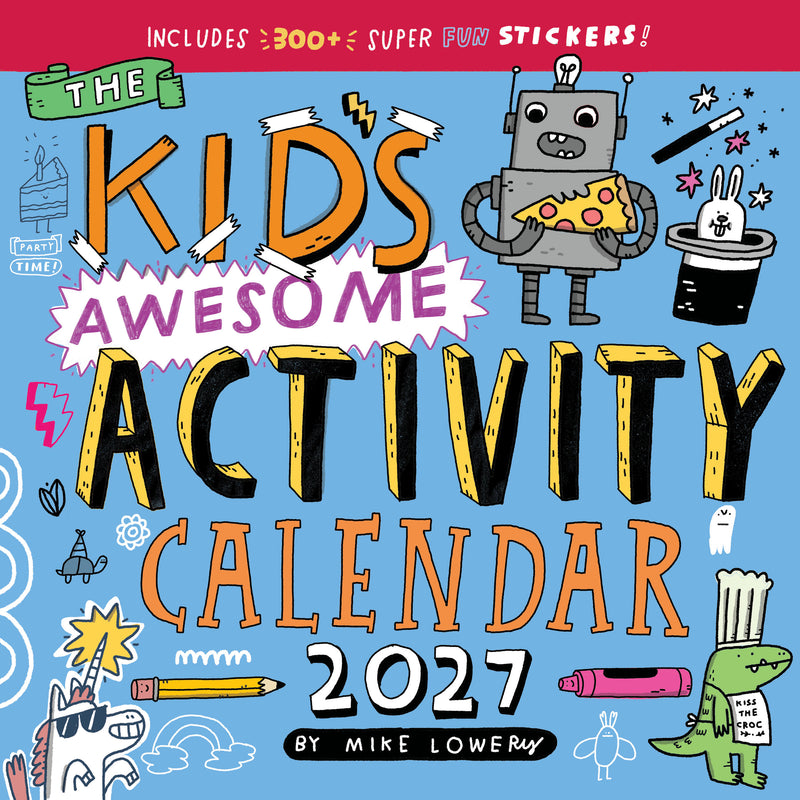 Kid's Awesome Activity Wall Calendar 2027