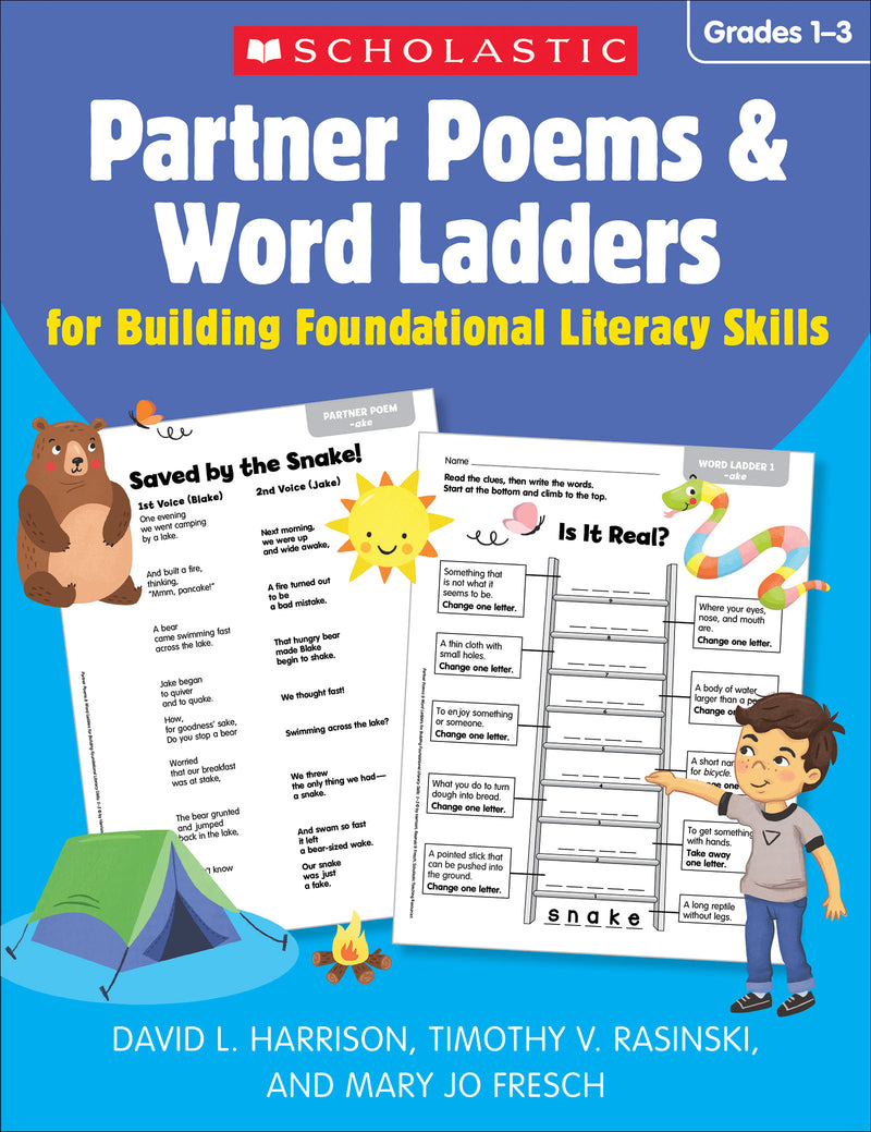 Partner Poems & Word Ladders for Building Foundational Literacy Skills: Grades 1–3