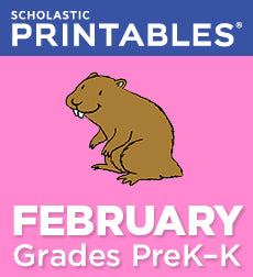 February PreK-K Printable Packet