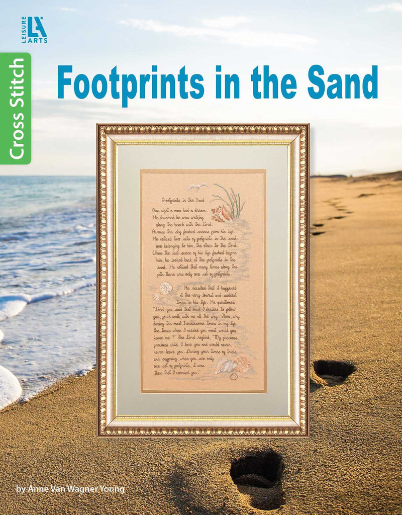 Footprints in the Sand Cross Stitch