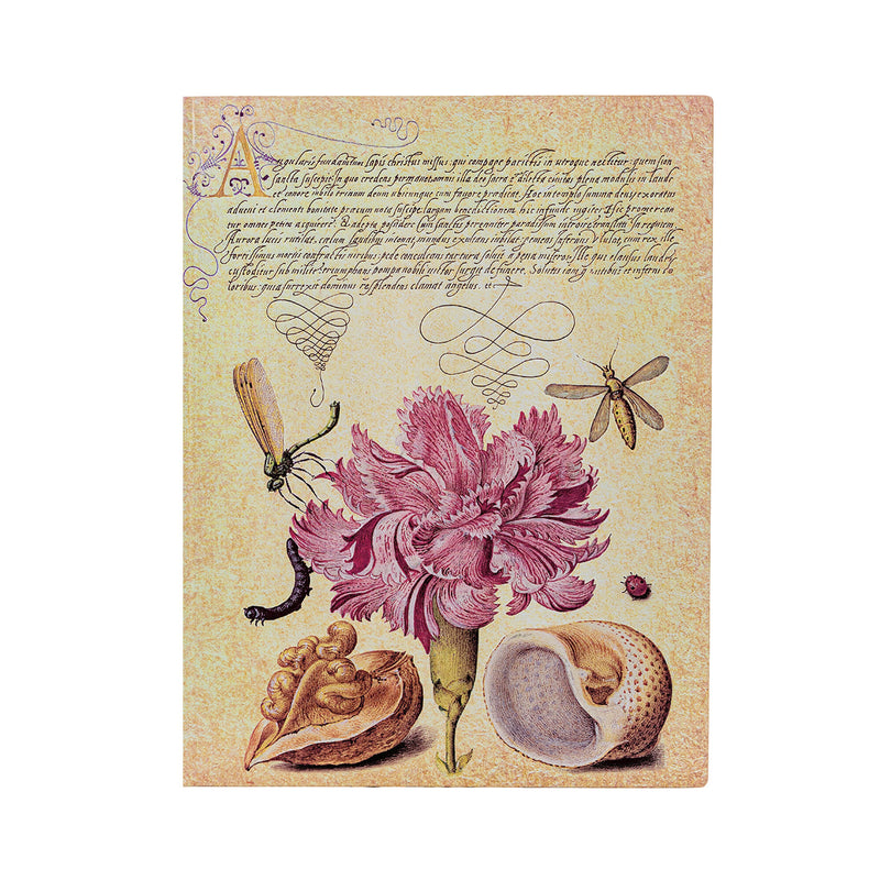Pink Carnation Ultra Unlined Softcover Journal, 176pg, 100GSM by Paperblanks (Mira Botanica)