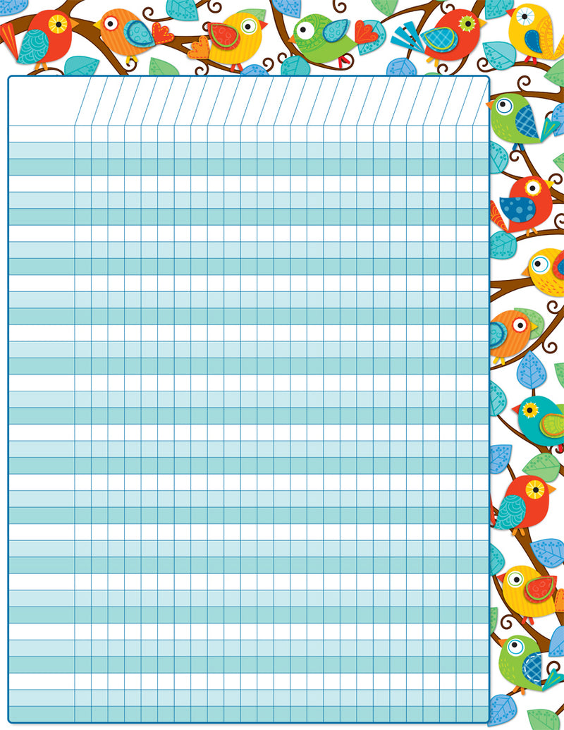 Boho Birds Incentive Chart
