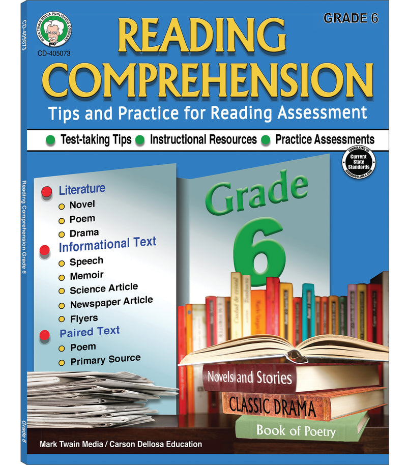 Reading Comprehension, Grade 6