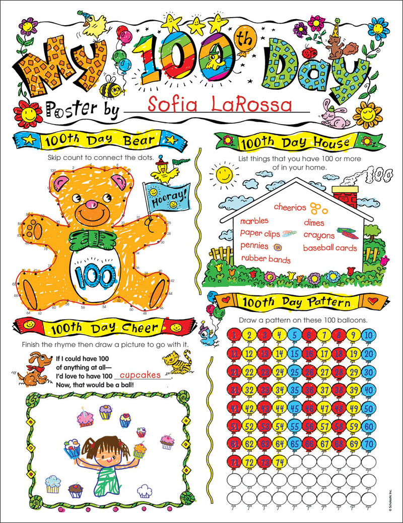 Personal Poster Set: 100th Day