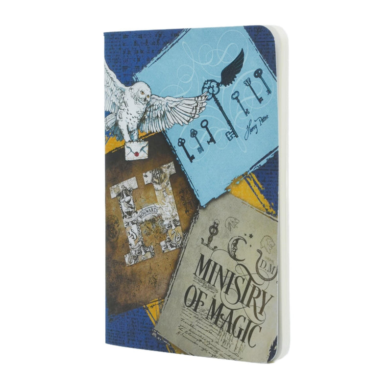 Moments of Magic Notebook A6 Gridded Softcover Cahier, 80pg, 100GSM by Paperblanks (Harry Potter Collection)