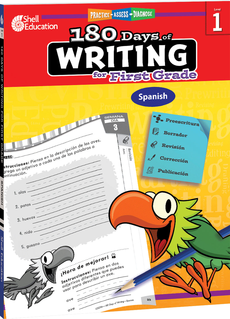 180 Days: Writing for First Grade: Practice, Assess, Diagnose