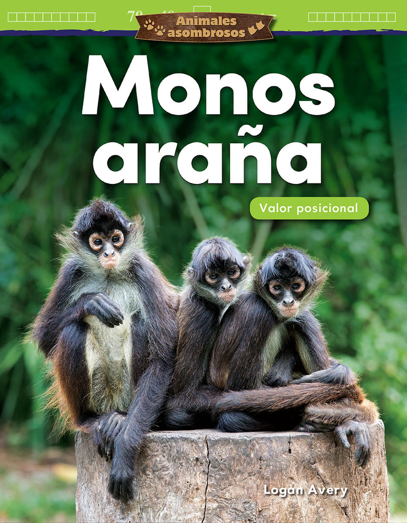Animales asombrosos: Monos araña: Valor posicional