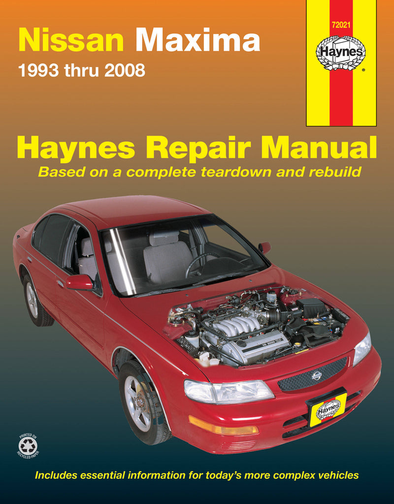 Nissan Maxima 1993 thru 2008 Haynes Repair Manual