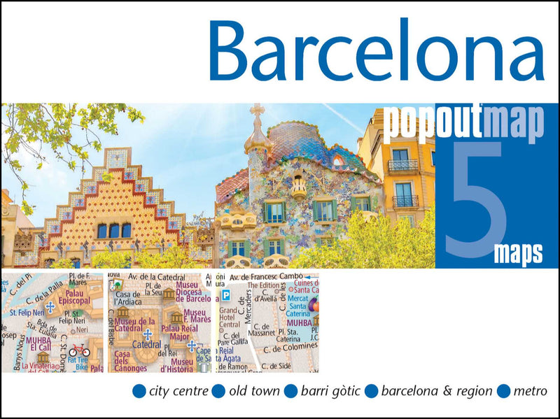Barcelona Popout Map