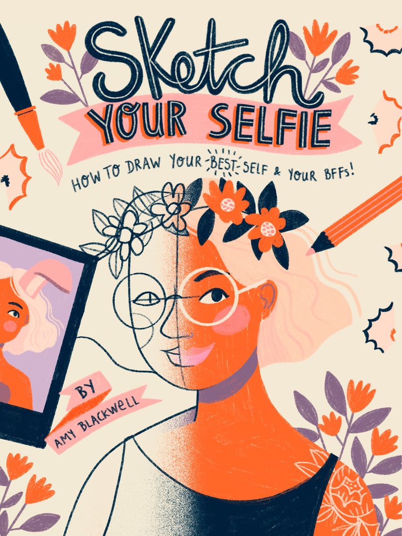 Sketch Your Selfie Guided Sketchbook