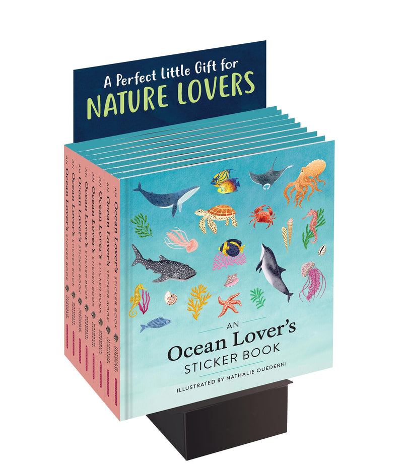 Display: Ocean Lover's Sticker Book 8-CC Counter Display