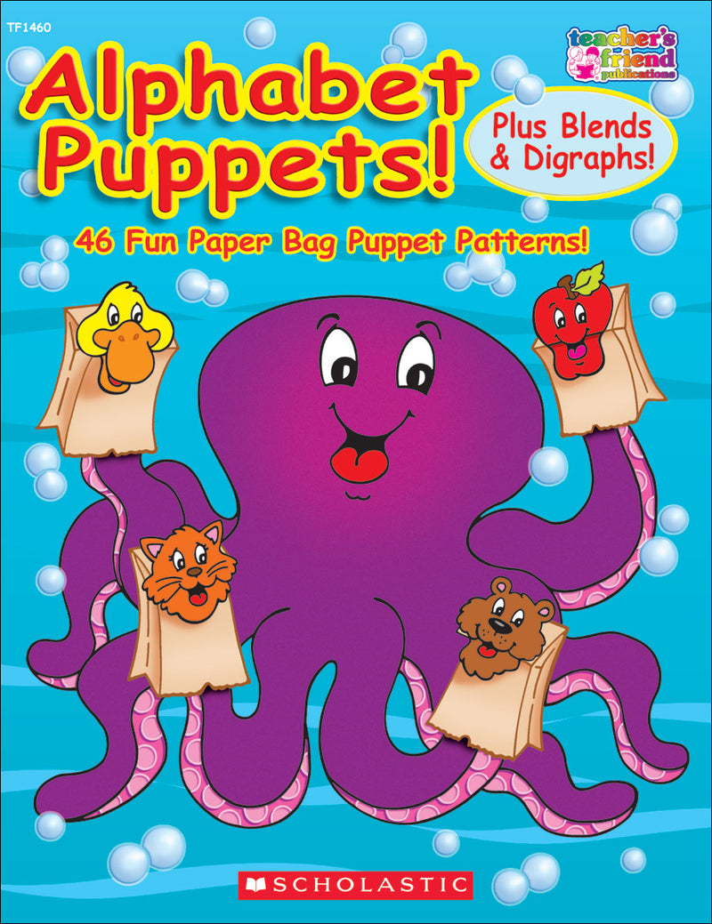 Alphabet Puppets! Plus Blends & Digraphs