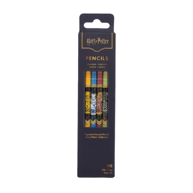 Hogwarts Houses Pencils 4 Pack by Paperblanks (Harry Potter Collection)