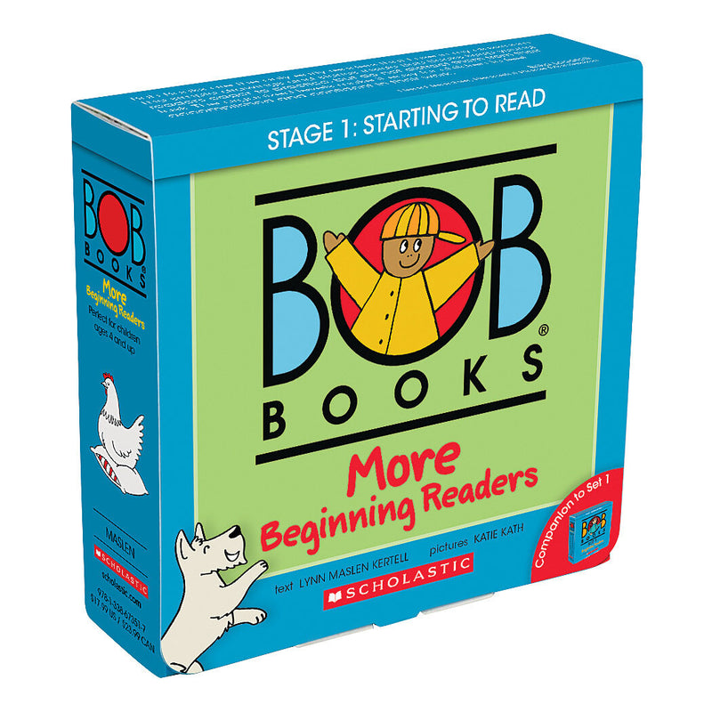 Bob Books - More Beginning Readers Box Set of 12 Paperbacks | Decodable Phonics Books, Ages 4 and up, Kindergarten (Stage 1: Starting to Read)