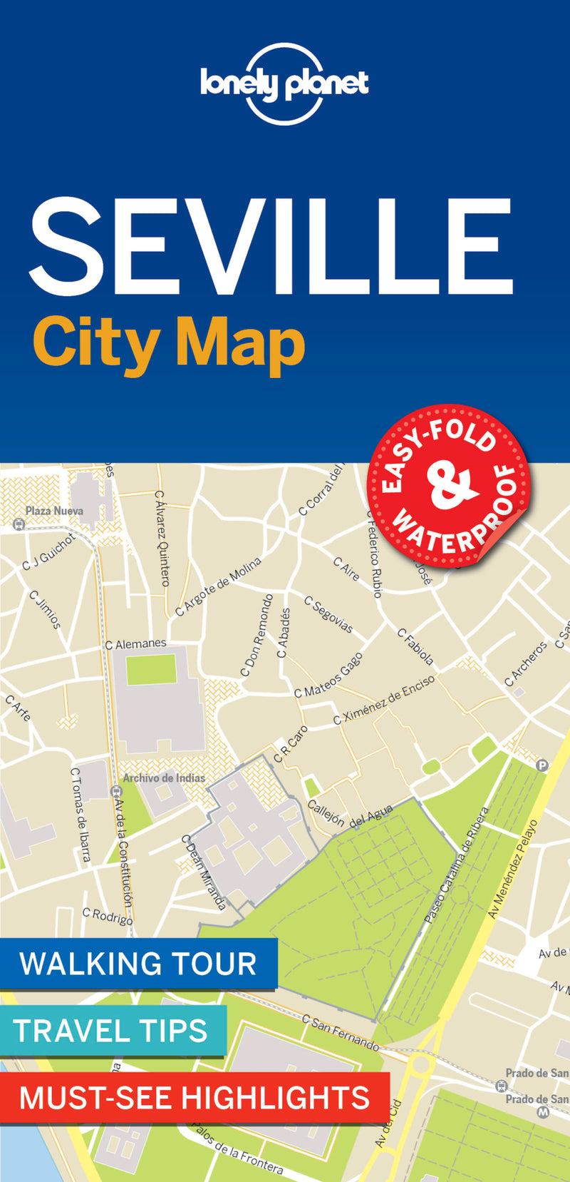 Lonely Planet Seville City Map