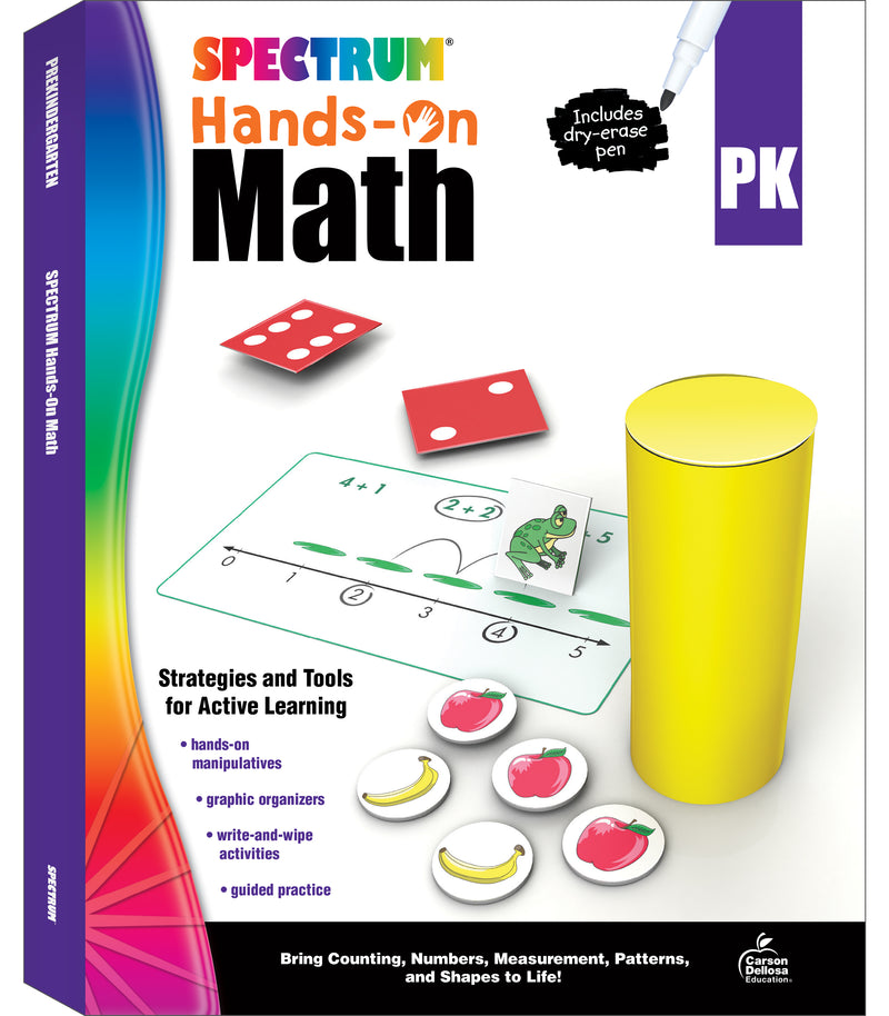 Spectrum Hands-On Math , Grade PK