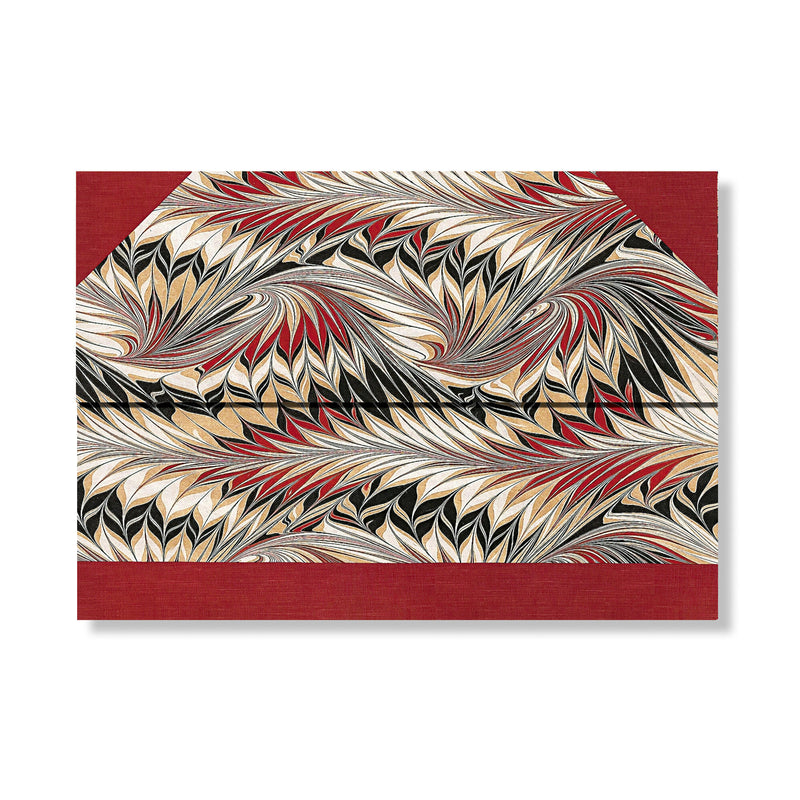 Rubedo Document Folder by Paperblanks (Cockerell Marbled Paper)