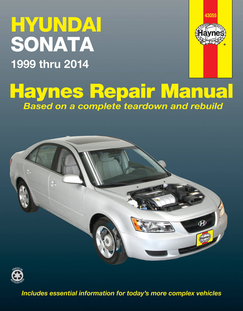 Hyundai Sonata 1999 thru 2014 Haynes Repair Manual