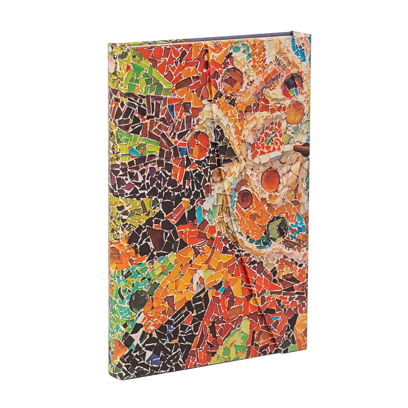 Gaudi's Sun Mini Unlined Hardcover Journal, 176pg, 85GSM, Antoni Gaudi Collection by Paperblanks (Gaudi's Mosaics)