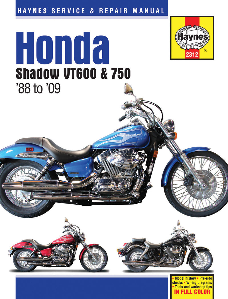 Honda Shadow VT600 & 750 '88 to '09