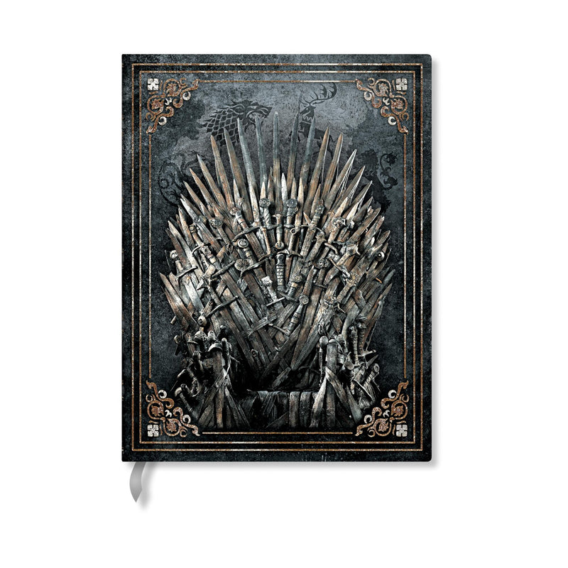 For the Throne Journal Ultra Unlined Hardcover, 144pg, 120GSM by Paperblanks (Game of Thrones Collection)