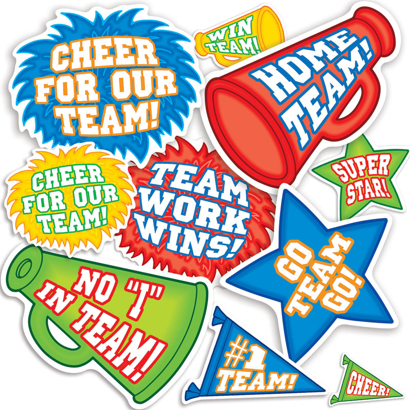Welcome Back Team Accent Punch-Outs