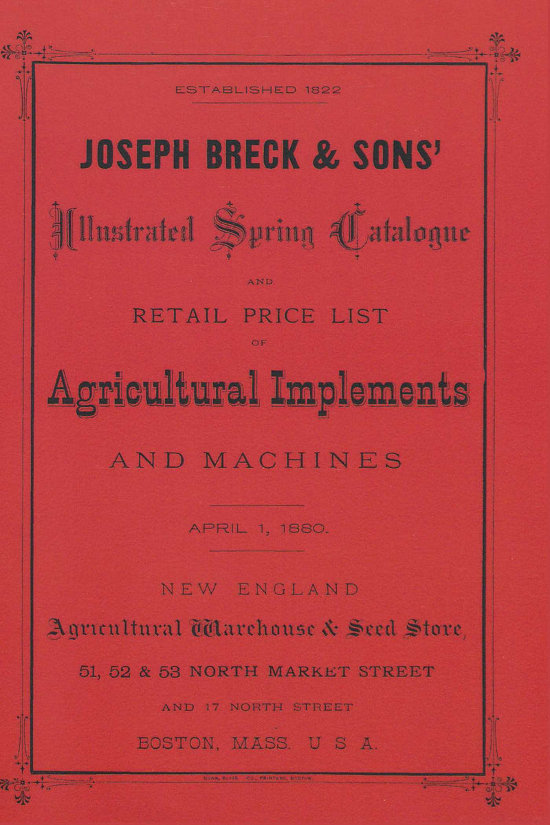 Joseph Breck & Sons' 1880 Catalogue