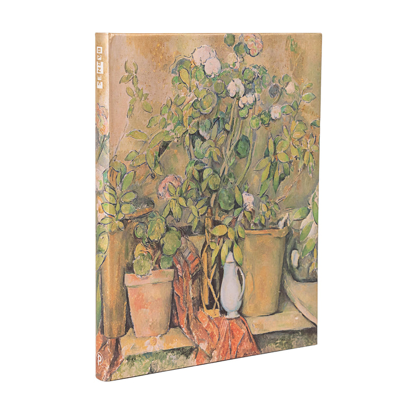 Cezanne's Terracotta Pots and Flowers Ultra Unlined Hardcover Journal, 144pg, 120GSM, The Barnes Collection by Paperblanks (Cezanne's Terracotta Pots and Flowers)