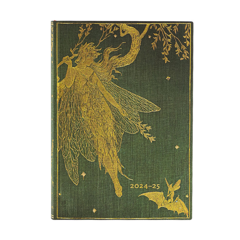 2025 Olive Fairy Midi Horizontal Softcover 18-Month, 224pg, 80GSM, 2025 Flexi Planner (18-Month) by Paperblanks (Lang's Fairy Books)
