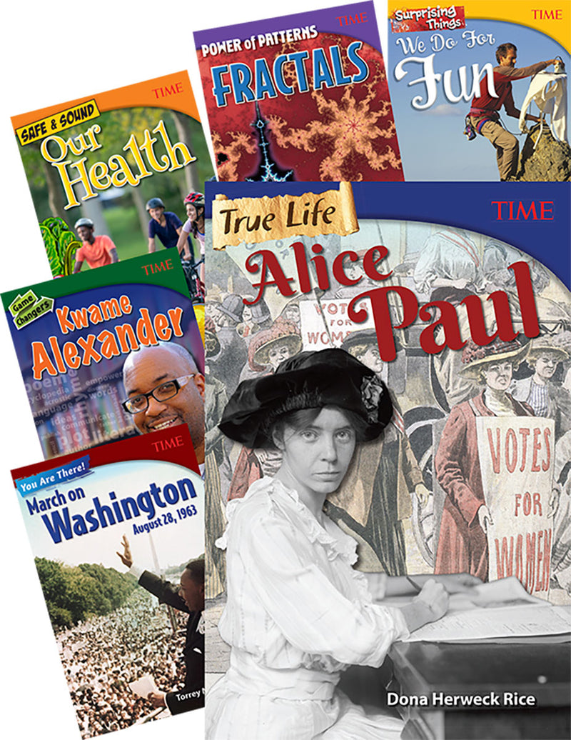 TIME Informational Text Grade 8 Set 3, 6-Book Set