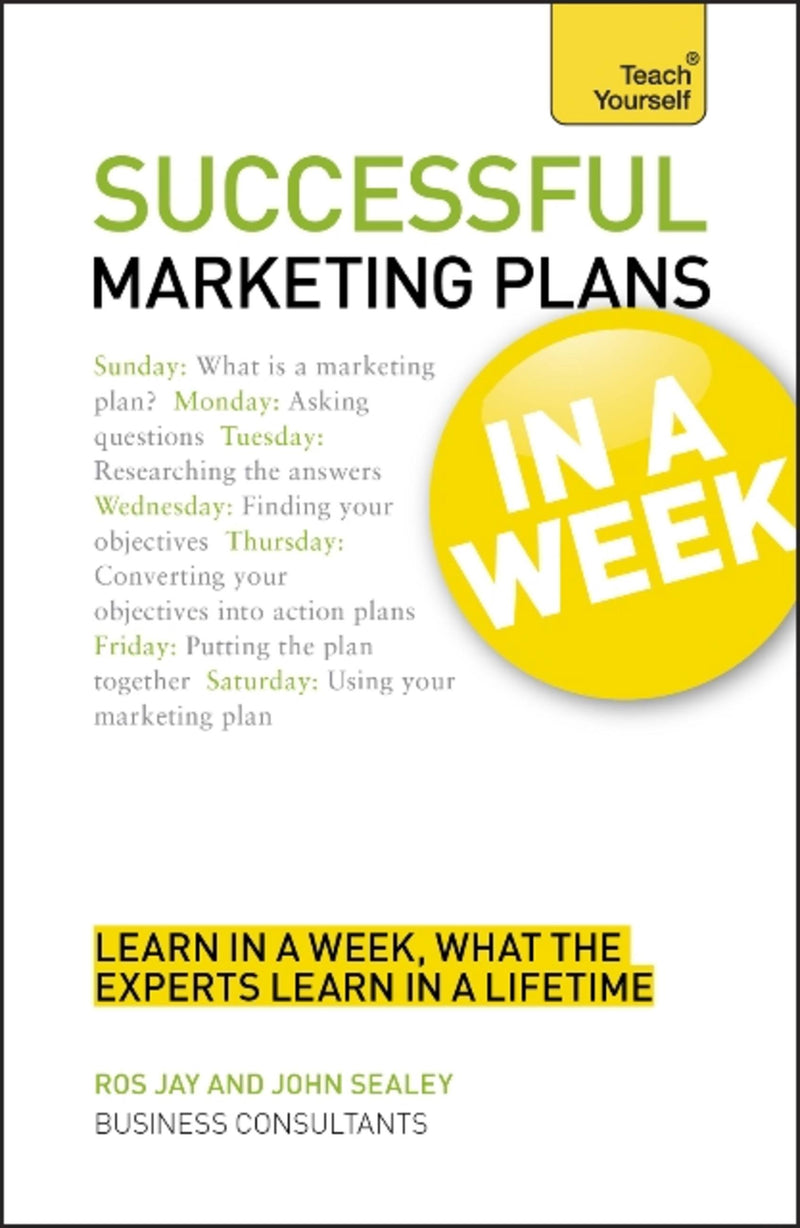 Successful Marketing Plans in a Week