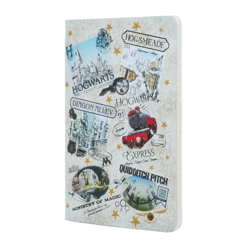 The Wizarding World Notebook A6 Unlined Softcover Cahier, 80pg, 100GSM by Paperblanks (Harry Potter Collection)