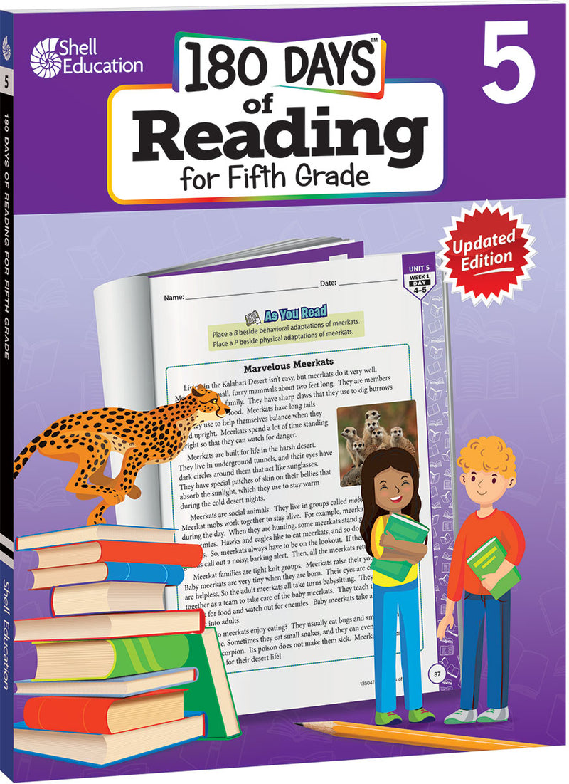 180 Days: Reading for Fifth Grade, 2nd Edition: Practice, Assess, Diagnose