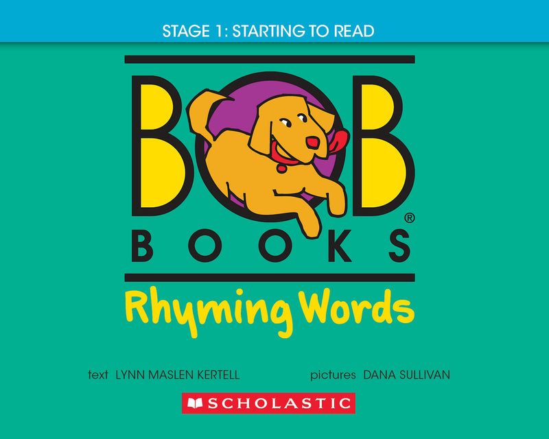 Bob Books - Rhyming Words Hardcover Bind-Up | Phonics, Ages 4 and up, Kindergarten (Stage 1: Starting to Read)