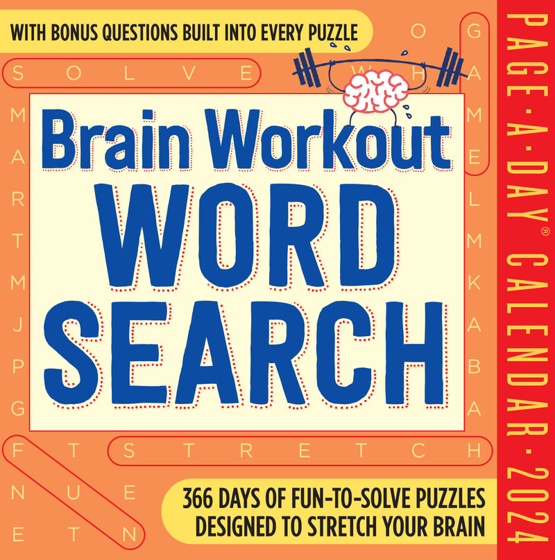 Brain Workout Word Search Page-A-Day Calendar 2024