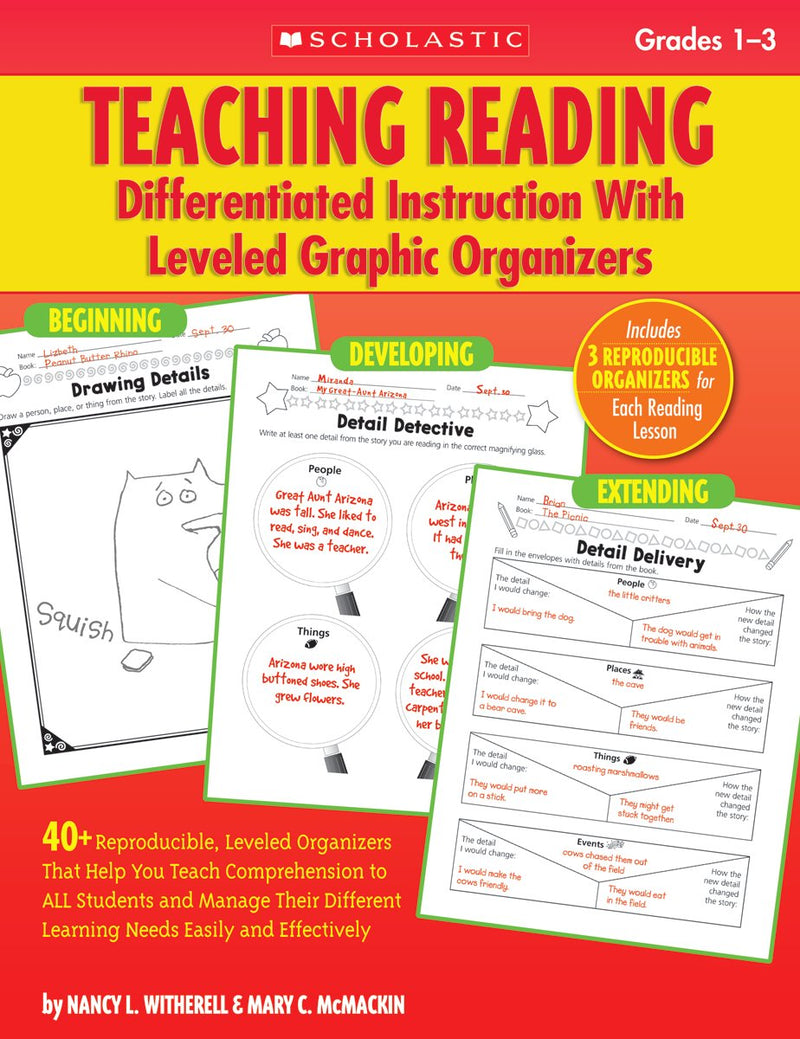 Teaching Reading: Differentiated Instruction With Leveled Graphic Organizers