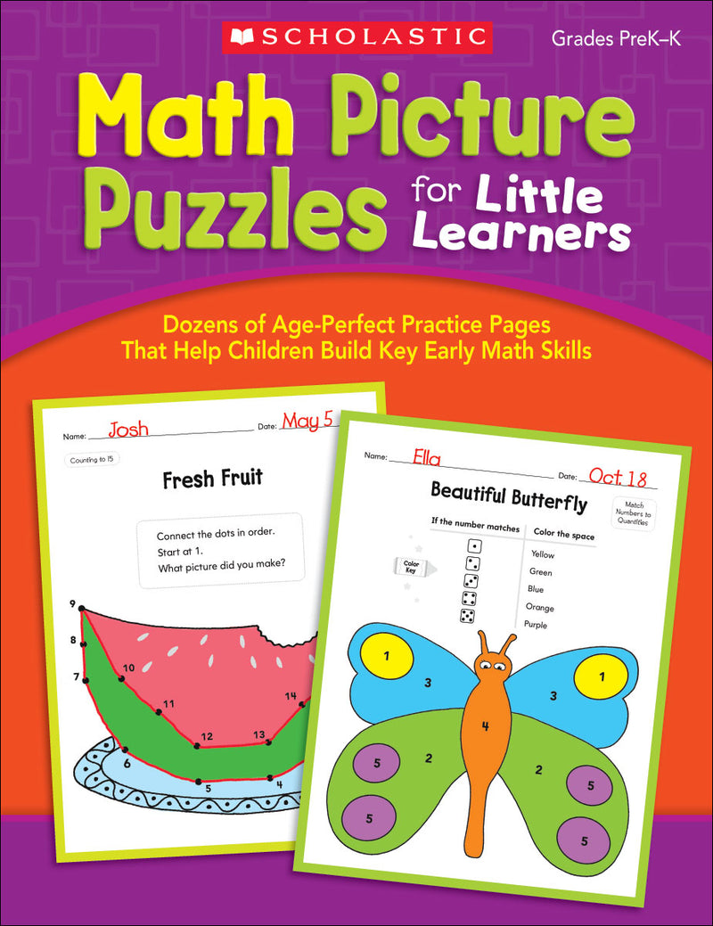 Math Picture Puzzles for Little Learners