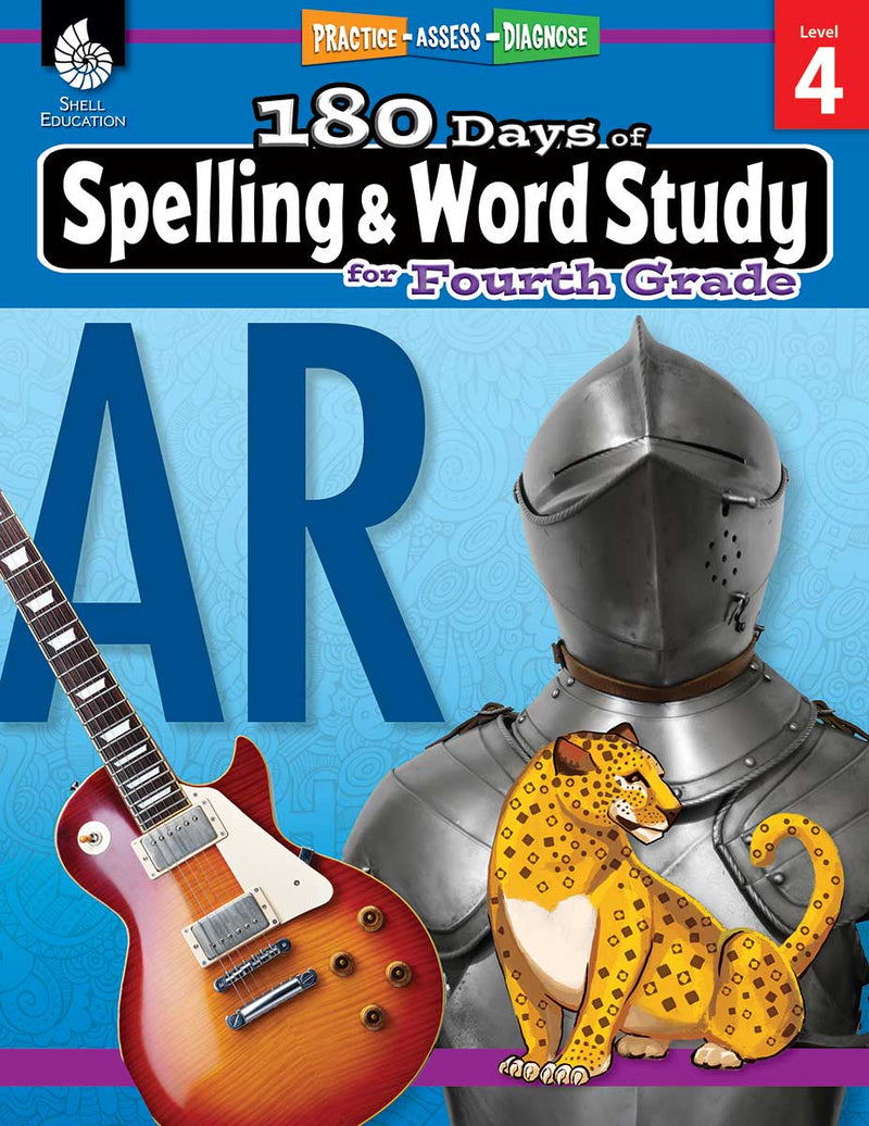 180 Days: Spelling and Word Study for Fourth Grade: Practice, Assess, Diagnose