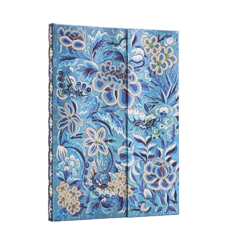 Blue Willow Midi Lined Hardcover Journal, 144pg, 120GSM by Paperblanks (Celebrate Hanfu)