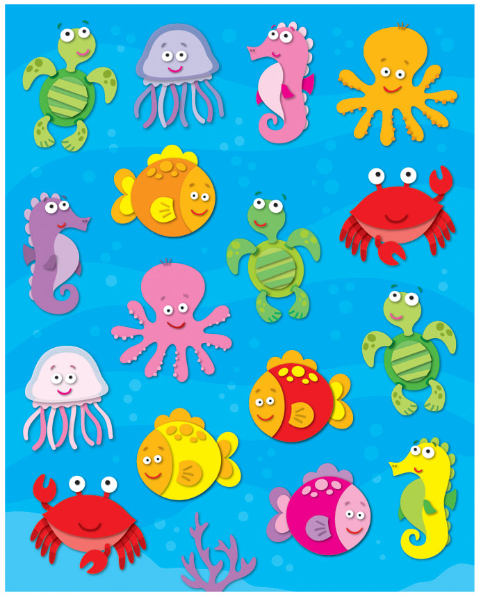 Sea Life Shape Stickers