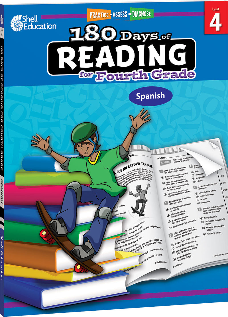 180 Days: Reading for Fourth Grade: Practice, Assess, Diagnose