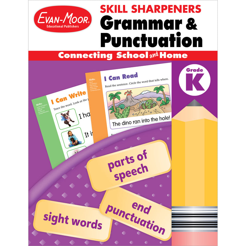 Skill Sharpeners: Grammar And Punctuation, Grade K