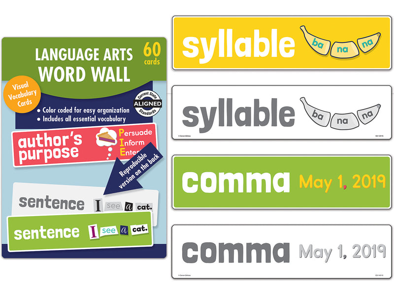 Language Arts Word Wall, Grade 1