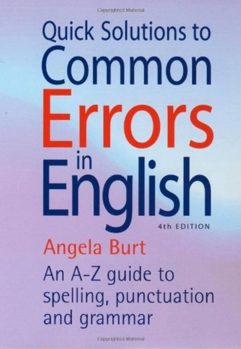 Quick Solutions Common Errors 4E