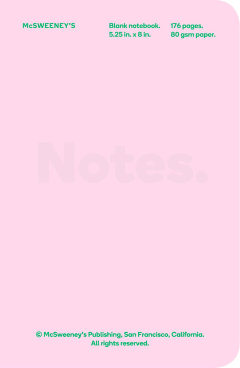 McSweeney's Blank Vinyl Notebook