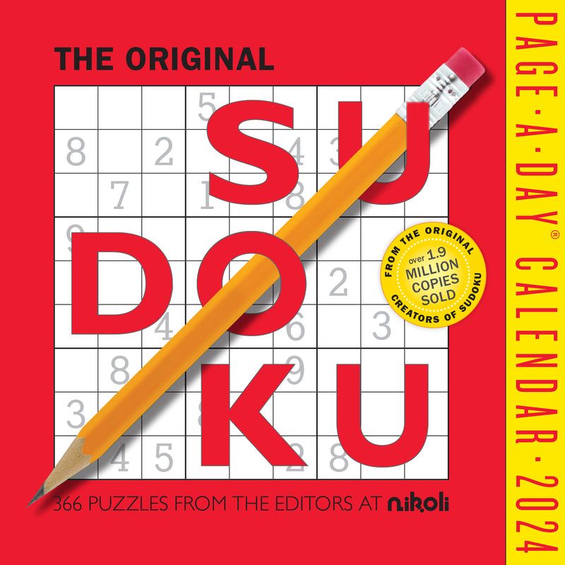 Original Sudoku Page-A-Day Calendar 2024