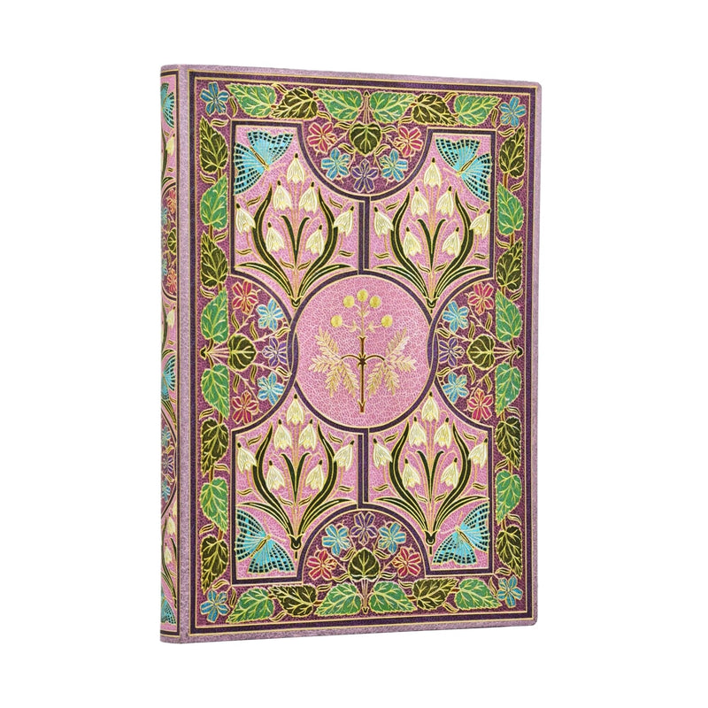 Mimosa Midi Unlined Softcover Journal, 176pg, 100GSM by Paperblanks (Poetry in Bloom)