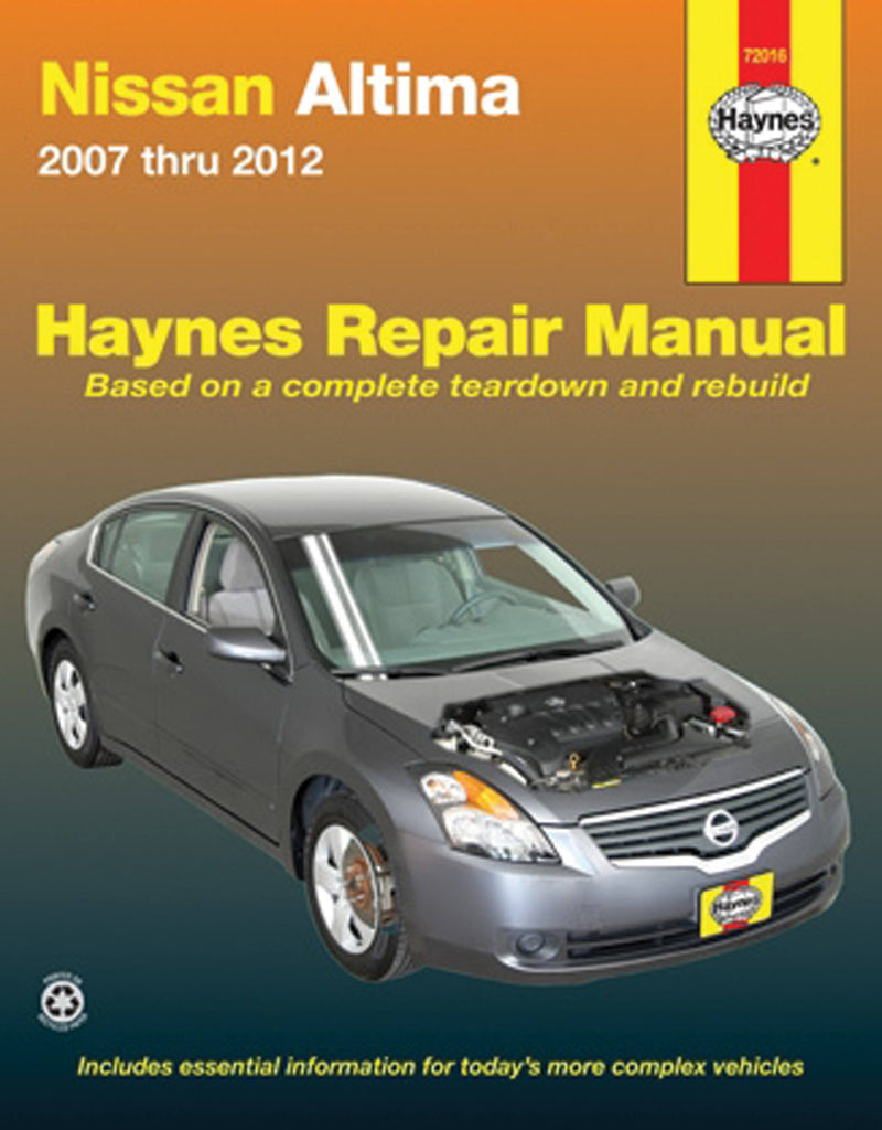 Nissan Altima 2007 thru 2012