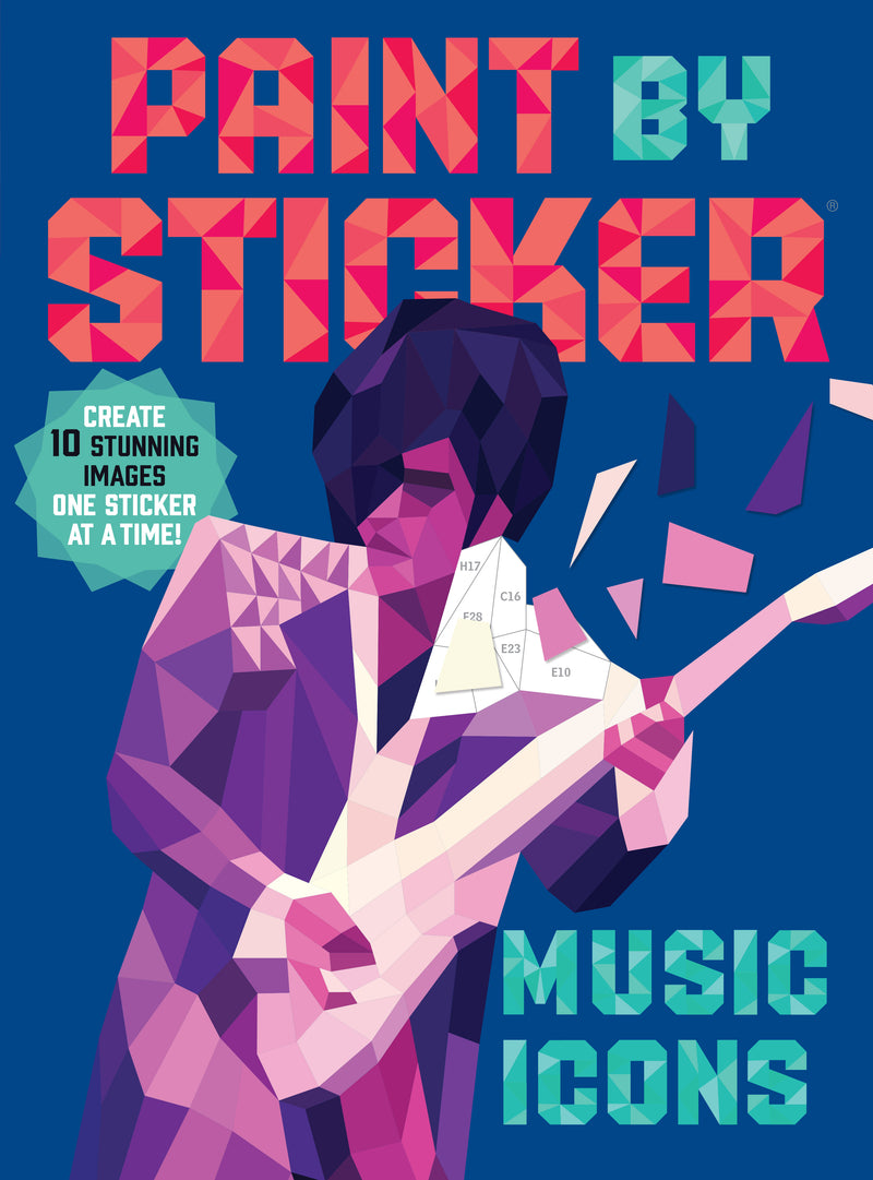 Paint by Sticker (Official): Music Icons